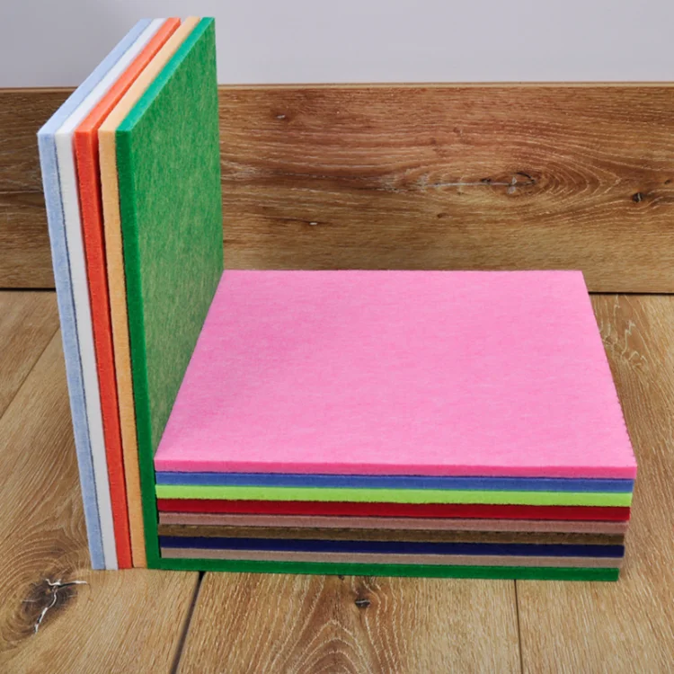 European standard sound isolation polyester felt acoustic panel