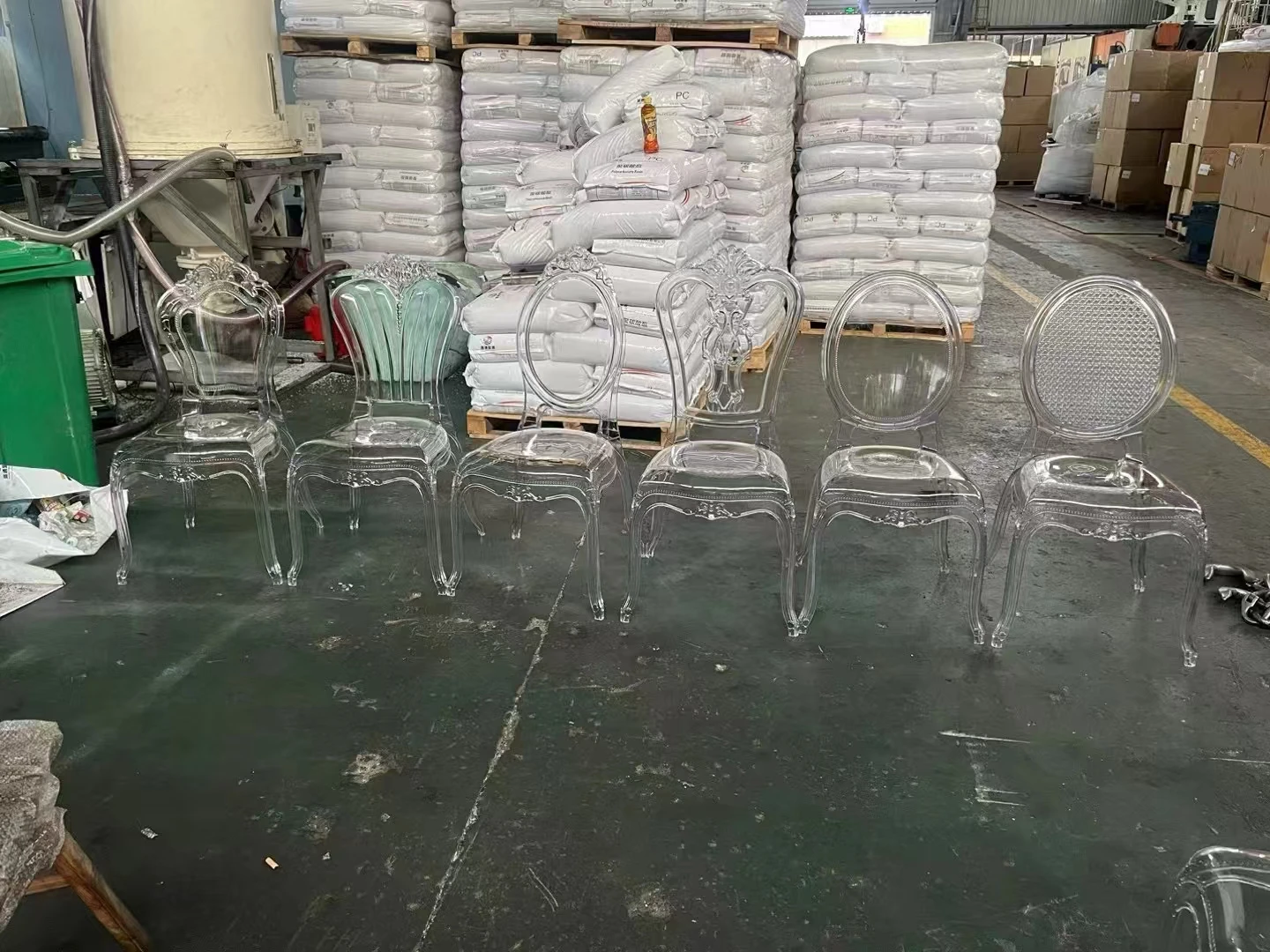 Cheaper Stackable Plastic Transparent Crystal Clear Resin Ghost Chair,Polycarbonate Wedding Chairs For Rental