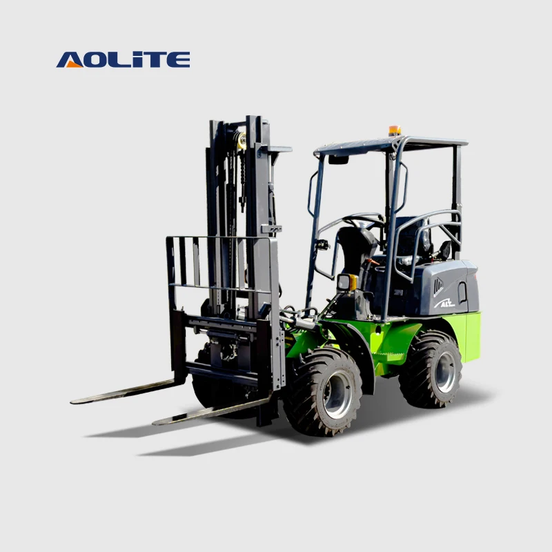 AOLITE 1.2ton Электрический аккумулятор вездеход небольшой мини передний вилочный погрузчик с зарядным устройством ALT электрический колесный FL12