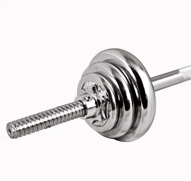 Large Hole Electroplating Barbell Plates Men Gym Fitness 5kg 10kg 20 Kg Cast Iron Olimpic Rod Weight Plates