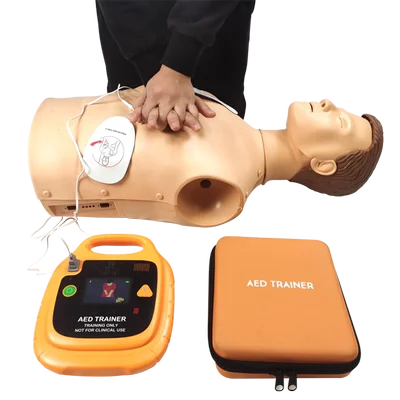 Portable Defibrillator AED Machine Automatic external dual-phase defibrillator Easy to use with home office AED kits