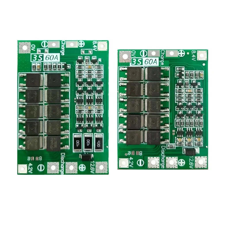 3S 60A Lithium Battery Charger Protection Board 18650 BMS For Drill Motor Enhance Balance