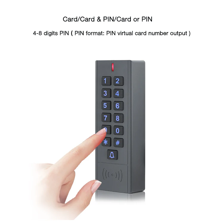Promotion 125khz Standalone RFID reader keypad door entry standalone door access control system