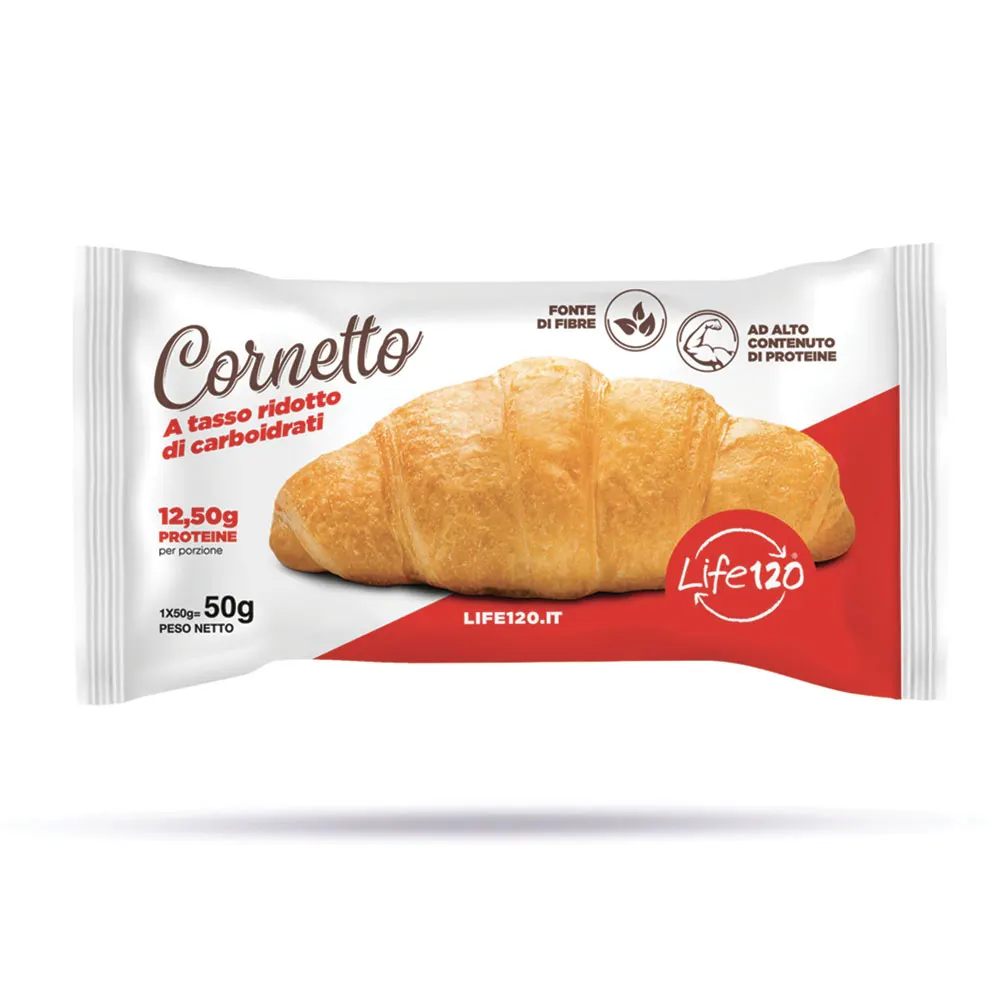 Plain Croissant with a Healthy Twist - Low-Carbohydrate, High-Protein, and Fibrous - Ideal for a Nutritious Start to Your Day