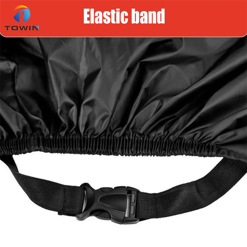 Customized Logo Waterproof Dustproof Breathable Polyester Black E -Bike Carry 3 Wheel Cargo Cover