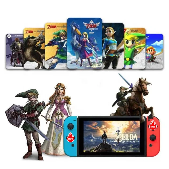 
For NFC Amiibo Legend of Zelda Breath of the24 in 1For Animal Crossing Card 24 25 models Wild Games Card Set For Nintendo Switch 