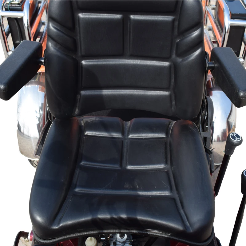 3 seats passenger motorized tricycle zongshen engine 125cc tricycle motorcycle  for elderly