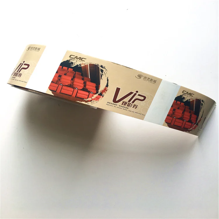 Custom waterproof vinyl  Custom printing sticker colorful paper logo entrance admission stickers airline labels