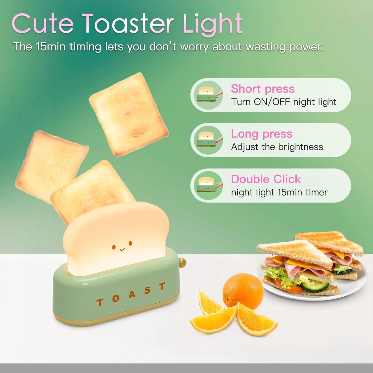Funny Adjustable Brightness Lamp lovely ambient girl led room light bedside lamp for gift