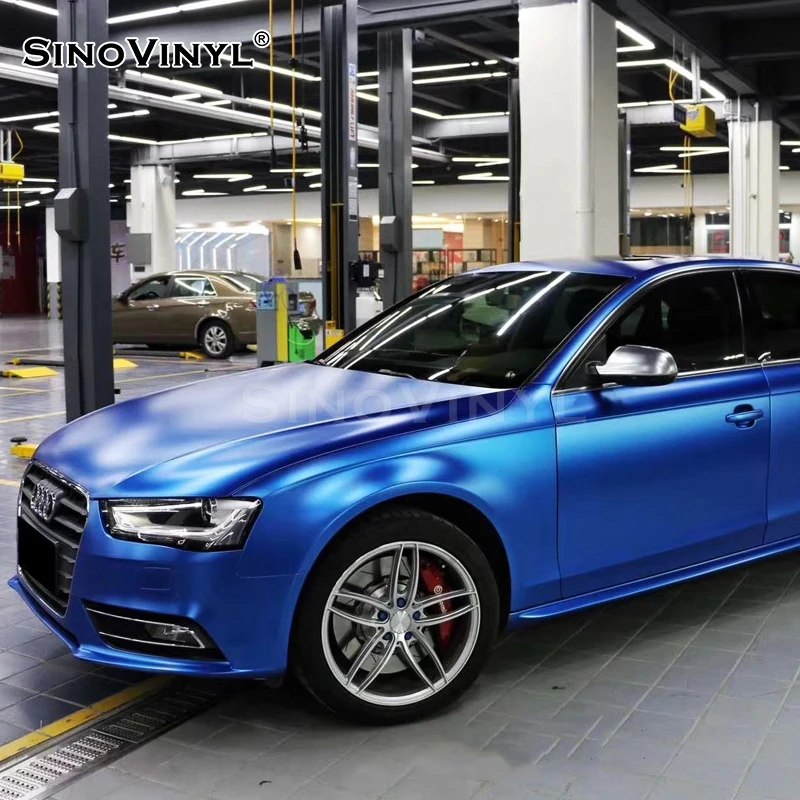 ES-27 Electro Metallic Satin Lake Blue Vinyl Full Body Vinyl Car Wrap best vinyl to wrap a car