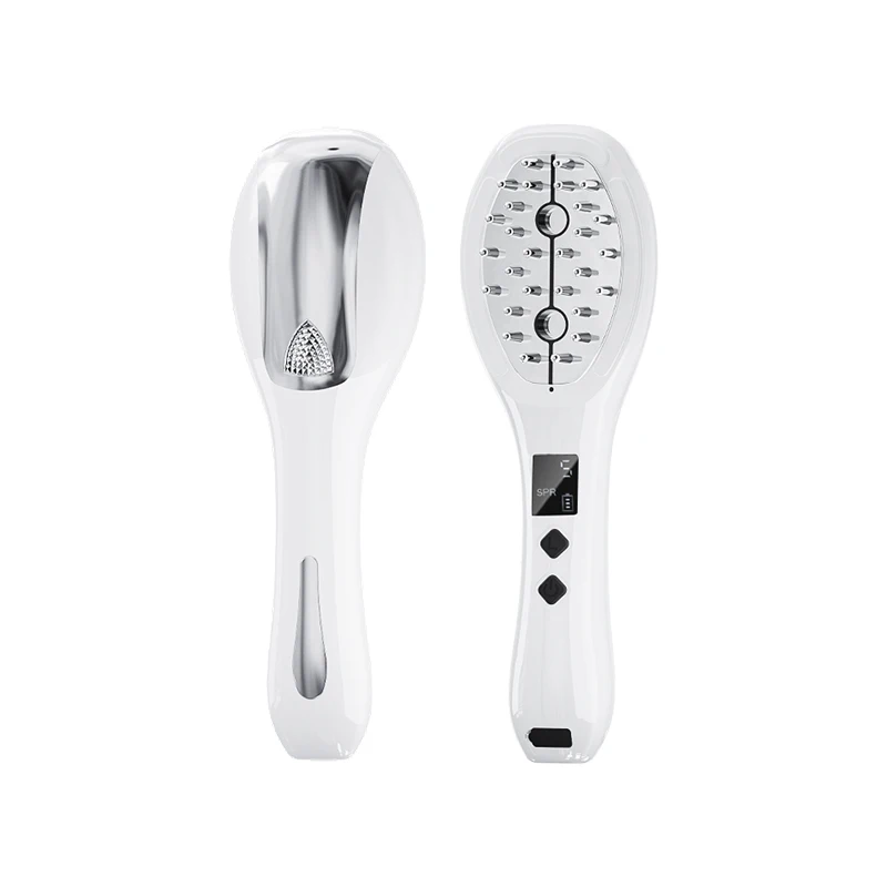 Electric Potion Dispenser Hair Nutrient Liquid Atomizing Massage comb Red Light Therapy Scalp Massage Device
