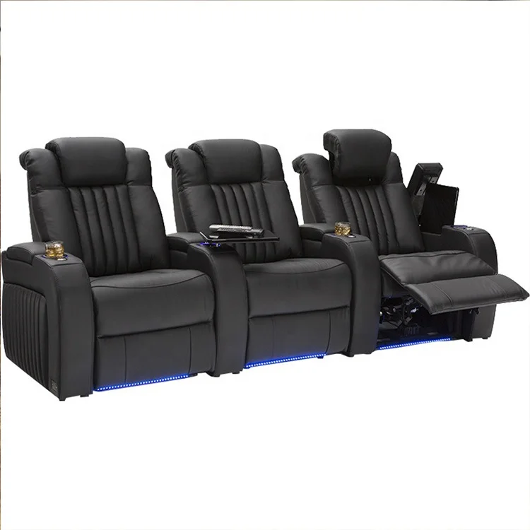 luxury electric cinema seat leather recliner home cinema chair theater seat