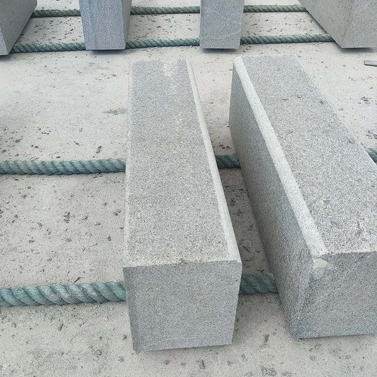 Granite  Border Upstand G654  Road Side Stone Price, Standard Kerbstone Sizes Chinese Gey granite kerbs