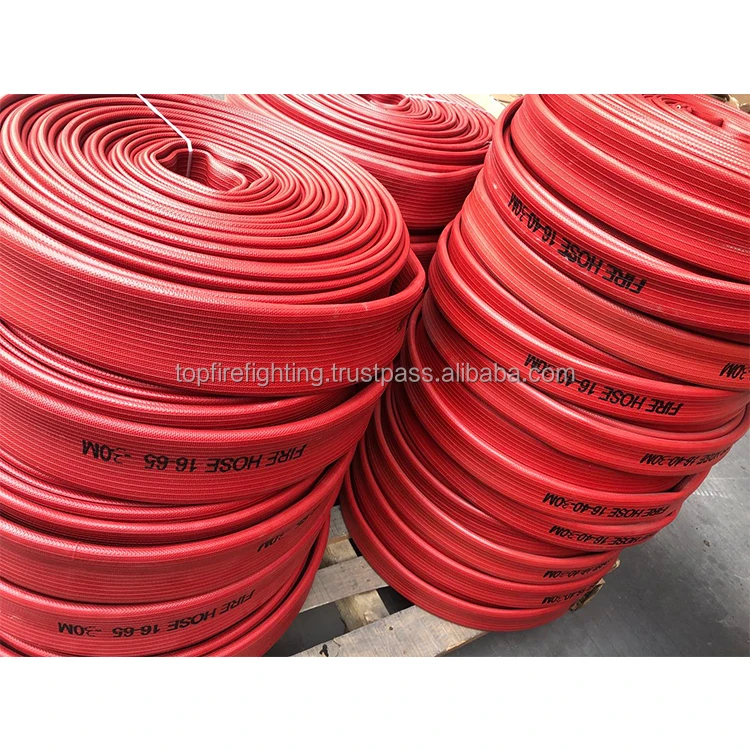 High Pressure Rubber Hose Pipe 2.5 Inch Lay Flat Fire Fighting Hose