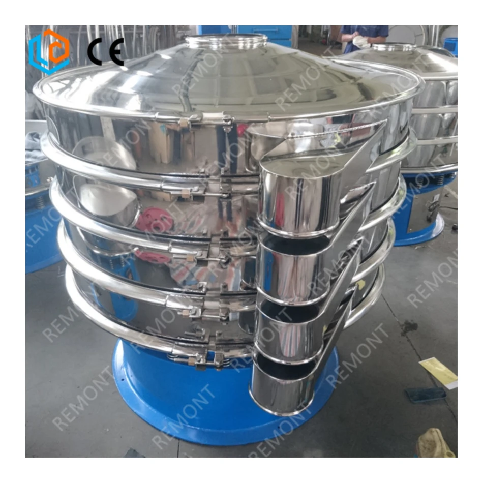 Popular Hot Sale Standard Mesh Size Chemical Powder Vibrating Sifter Machine Rotary vibro screen