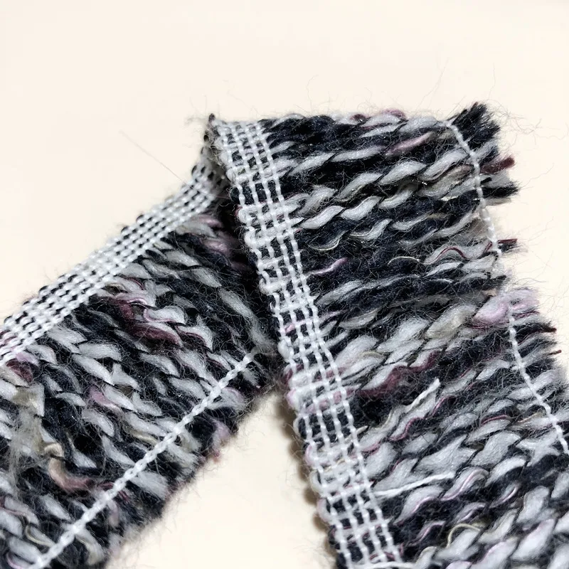 Colorful wool tassel fringes lace trims with gold and silver silk ethnic style tape curtain skirt clothing accessories