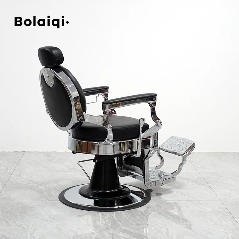 BOLAIQI Modern Height Adjustable Styling Chairs Salon Furniture Barber Shop Commercial Equipment Barber Chair for Shaving