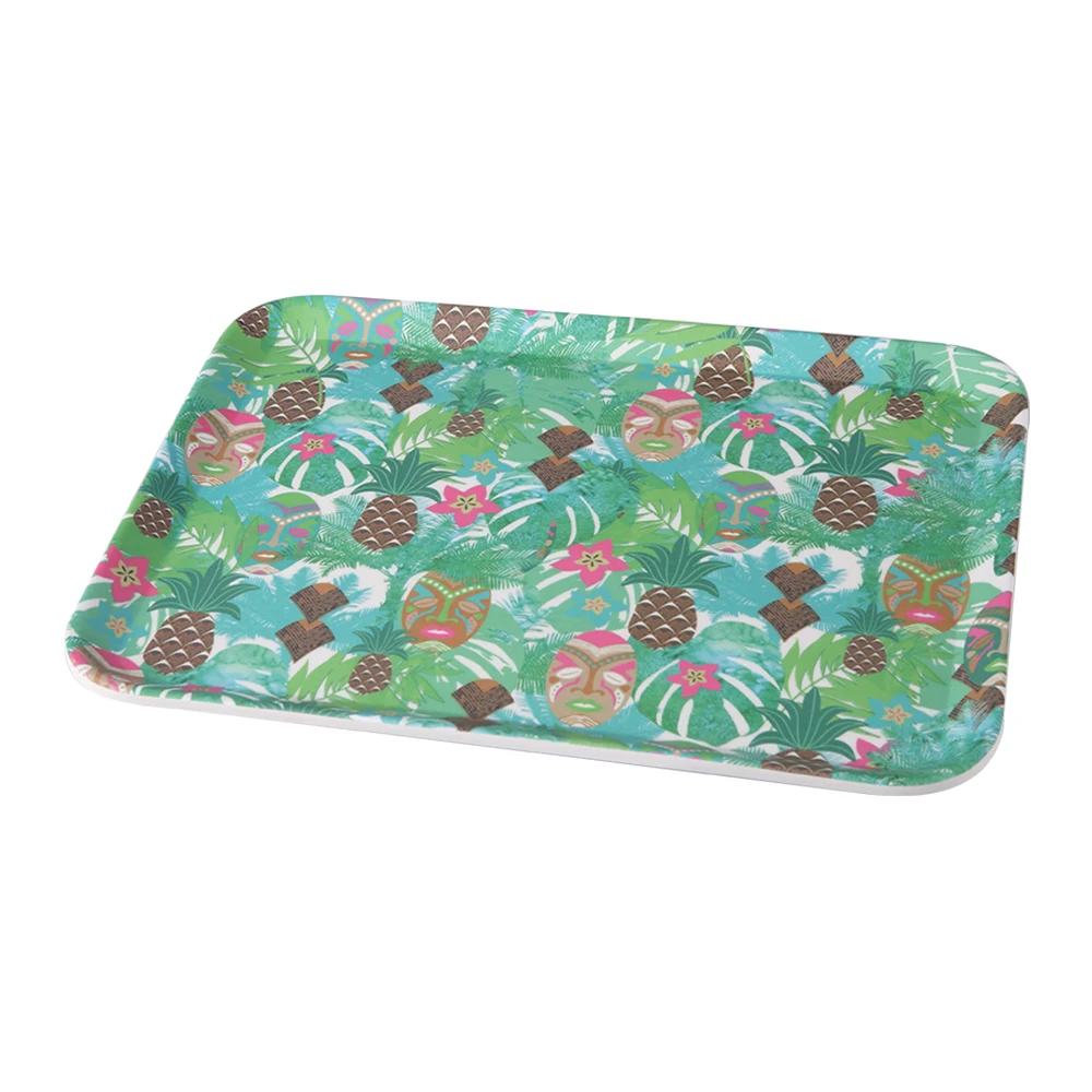 RPET tray set wholesale plant BPA free Melamine Free serving tray set for food