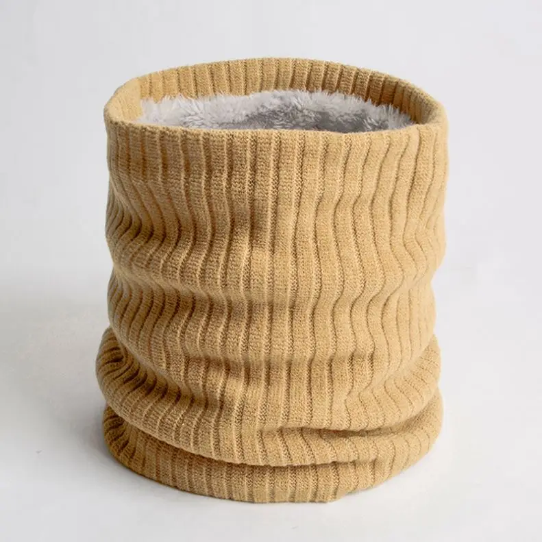 New Design Warm Scarf Ring Thickened Collar Knitted Scarves for Winter
