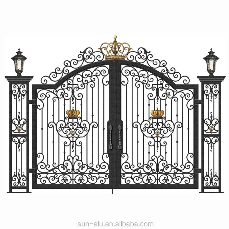High quality sliding gate opener gate grill design for home decoration main gate