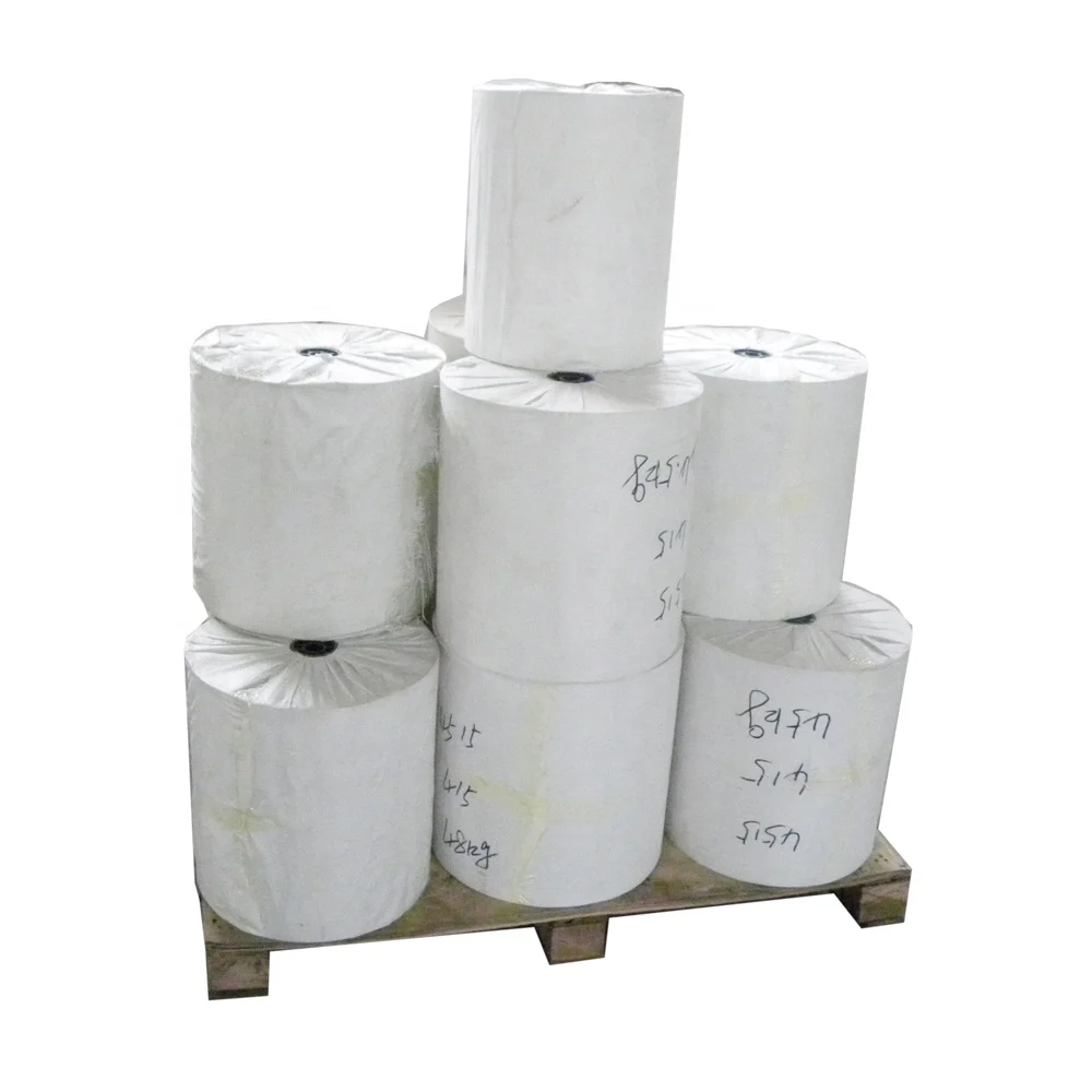 CF/ CB 46gsm CFB 48 gsm NCR copy paper roll gold factory