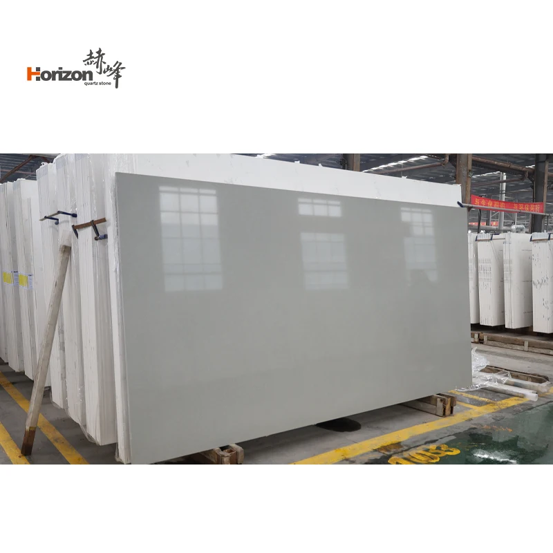 Horizon  quartz slab artificial quartz stone grey calacatta quartz stone for kitchen countertop