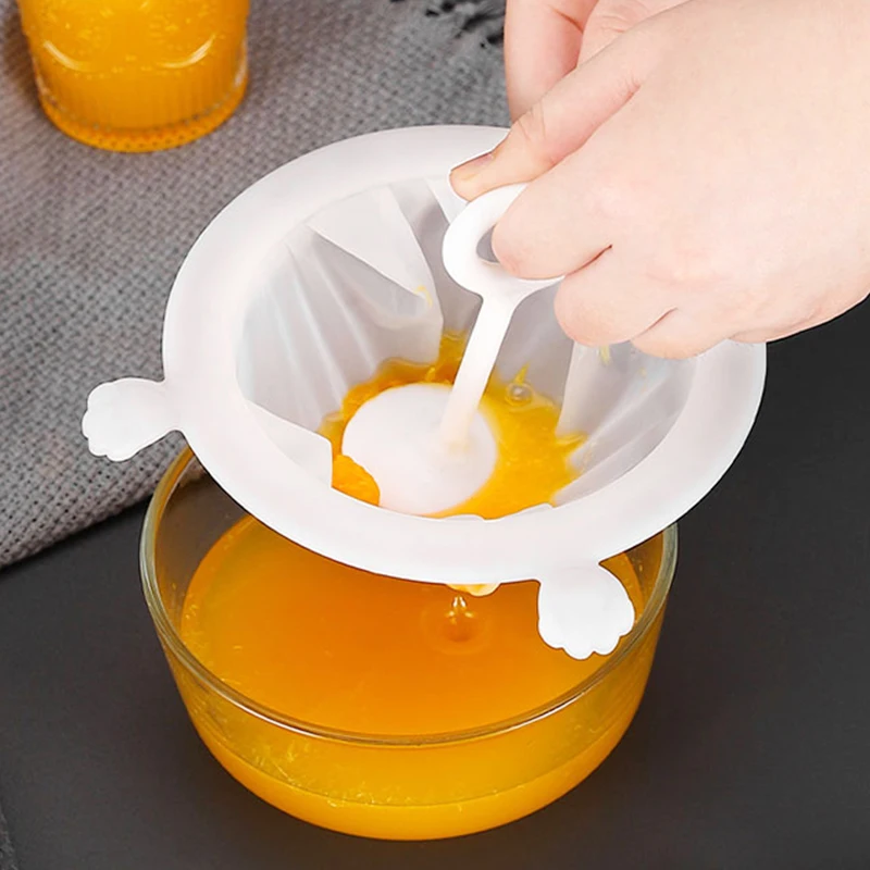 Food Grade Nylon Mesh Filter 400 Micron Mesh Sieve Fine Filtration Spoon Kiechen Bake Flour Juice Tomato Strainer