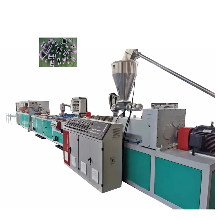 Plastic PVC Window Profile Making Machine UPVC Window Profile Extrusion Line