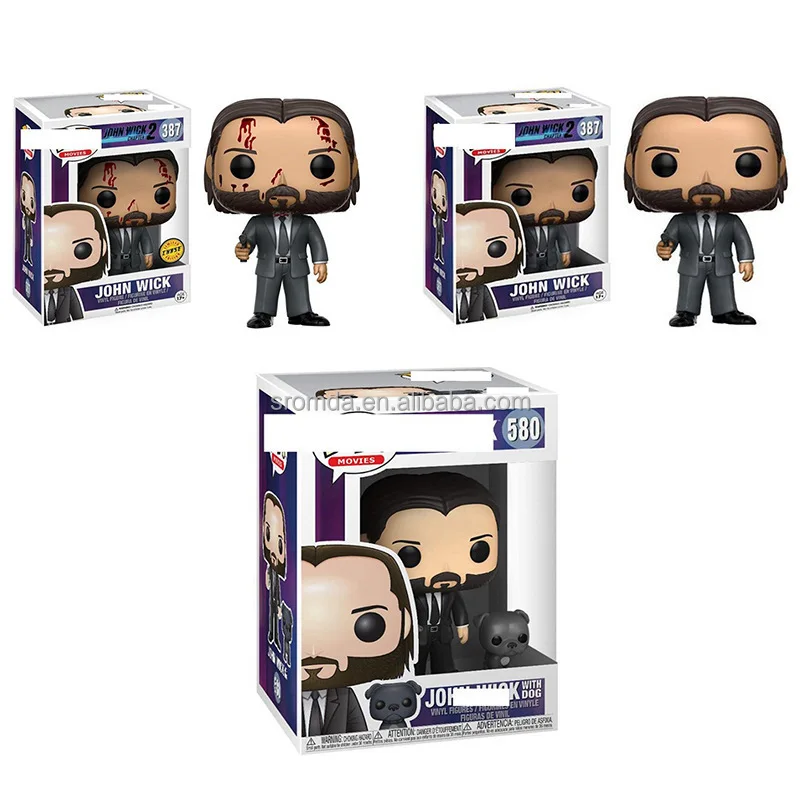 Hot Sales John Wick TV Movies Collection Model Toy John Wick With Dog #580 #387 Vinyl Figurine Doll Gift Anime PVC Action Figure
