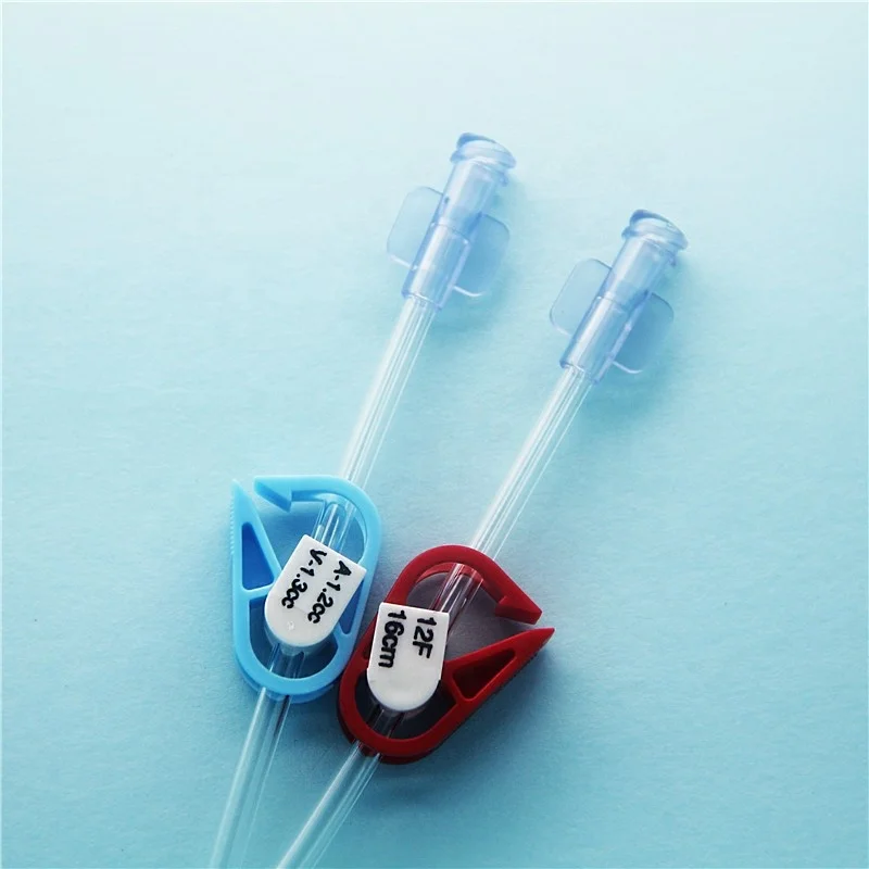 Tianck medical manufacturer jugular femoral  double lumen hemodialysis catheter consumable medical device
