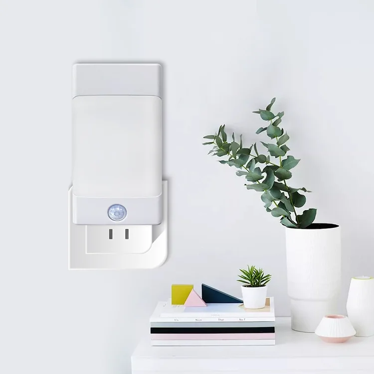 Portable Automatic Lumen Control Motion Sensor LED Night Light For Bedroom Bed Book Shelf Corridor Evening Use