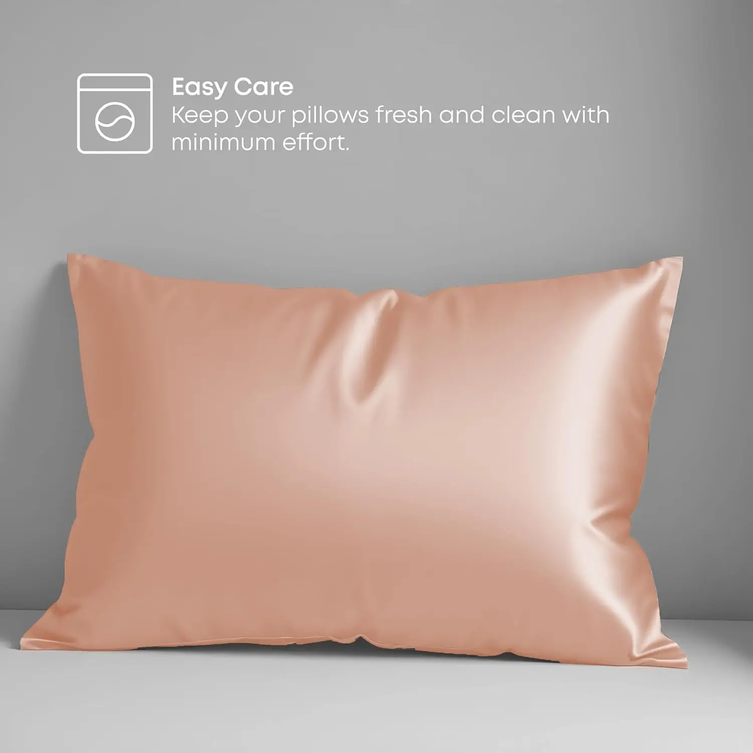 Pink custom wholesale pillow cases 2 pcs sets Lyocell satin modern pillow case with custom logo box