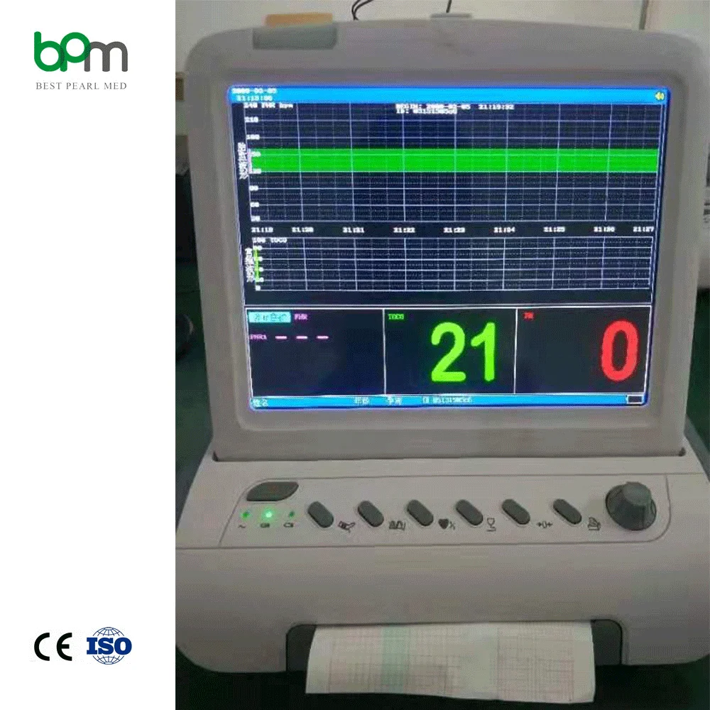 BPM-FM1202 Gynecological Tables Machine Heart Rate Cardiotocograph Fetal Monitor