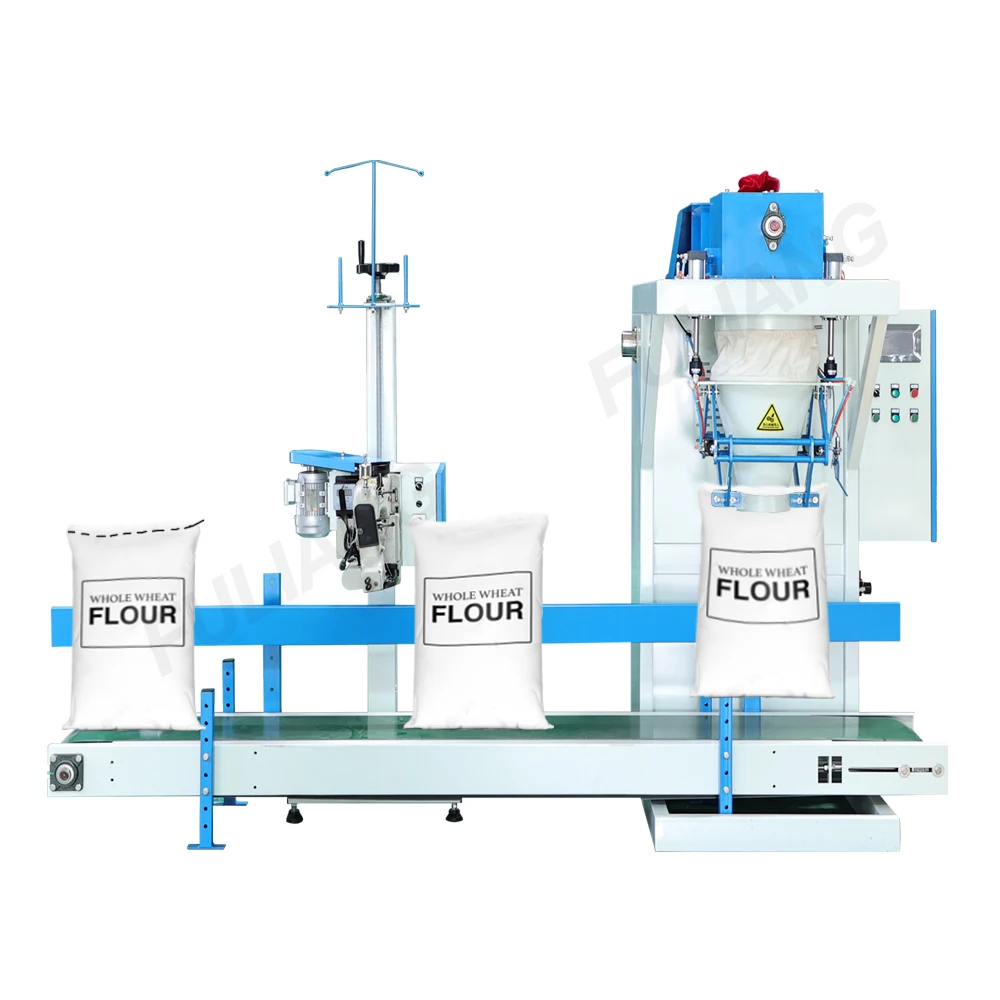 Maize Cassava Flour Potato Starch Nutrition Powder Bulk Bag Powder Bagging Machine 10kg 25kg 50kg Packing Machine