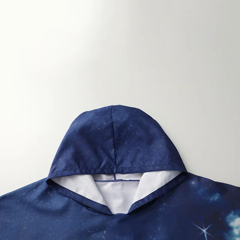 Heenlong Hot Sale Super Absorbent MIcrofiber Adults Surf Poncho 110cm*80cm Summer Towel Hoodies with Zipper for Beach Vacation
