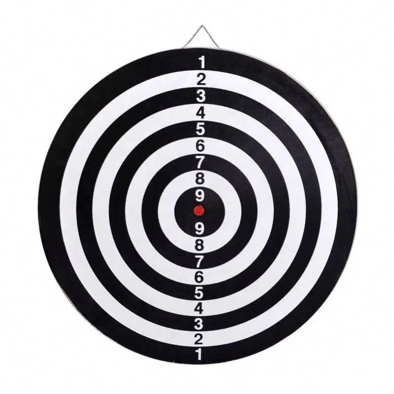 
New Indoor Sport Double Target Dart Magnetic Flocking Dartboard Board Double Thickening for Wholesale 
