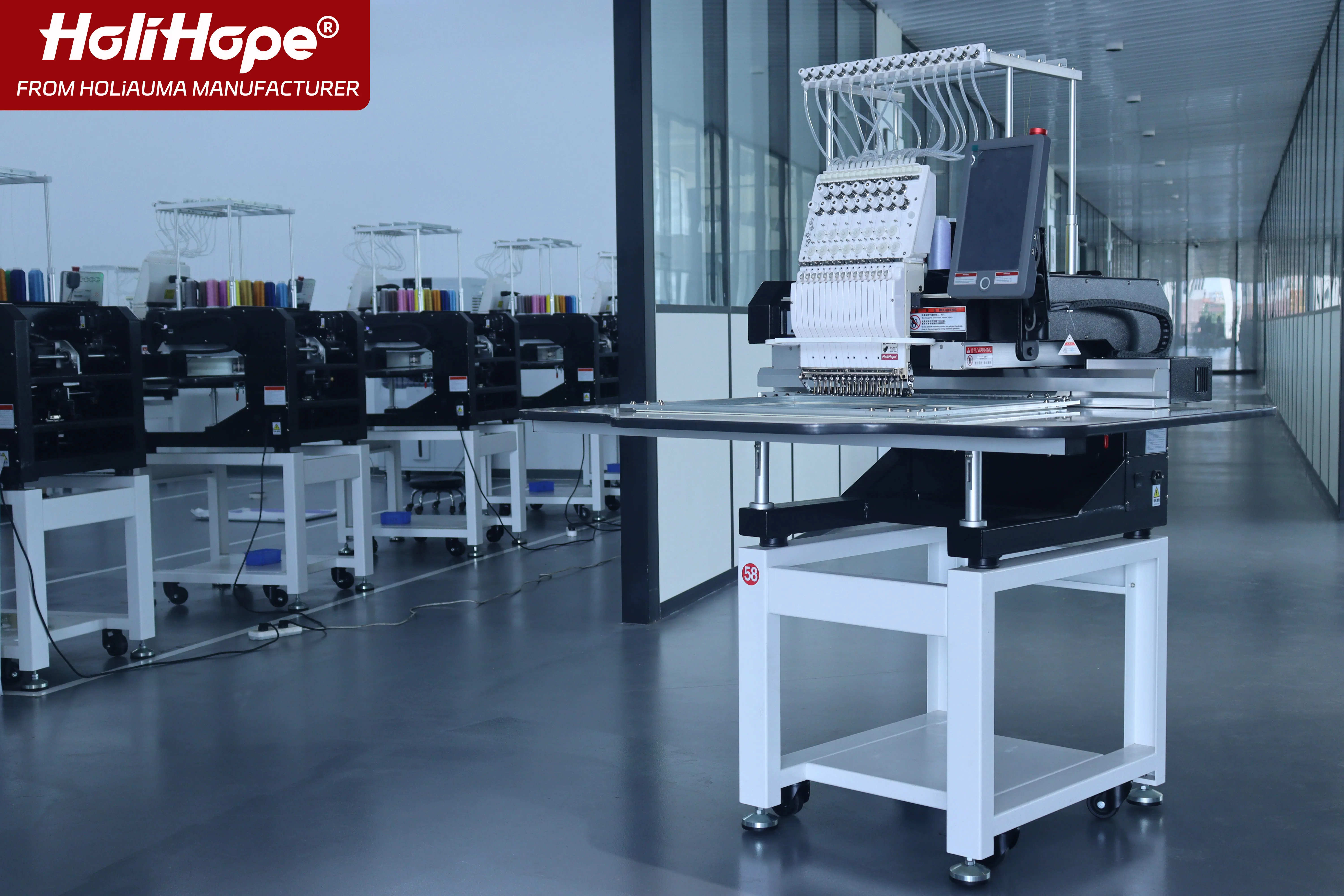 15 Colors 400*600mm Digital Embroidery Machine Single Head  for Cap T-shirt Flat Embroidery Machine Computerized Like Tajima Swf