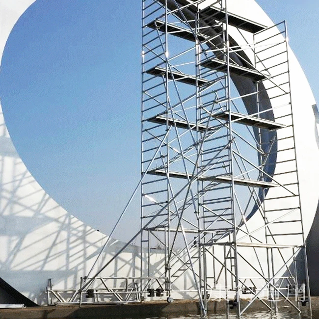 
Double Width Aluminum Mobile Tower Aluminium Scaffolding 