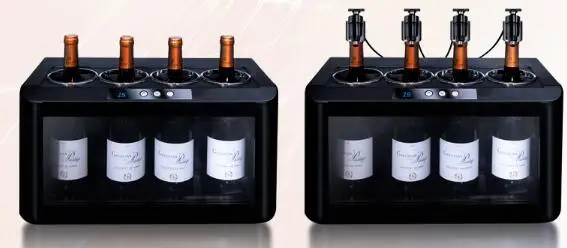 Constant temperature mini wine cooler electronic wine cooler ice bucket argon gas preservation dispenser