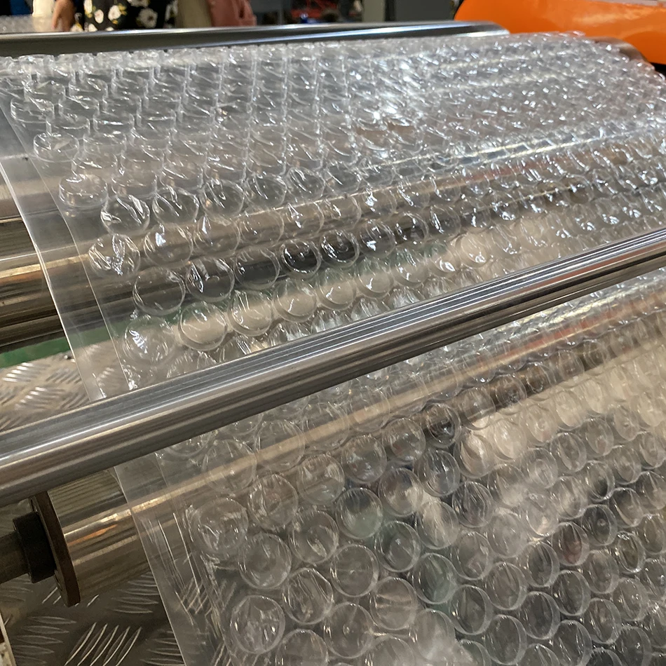 1200 mm wide double screw design air bubble film wrap sheet packaging packing roll extruder making machine