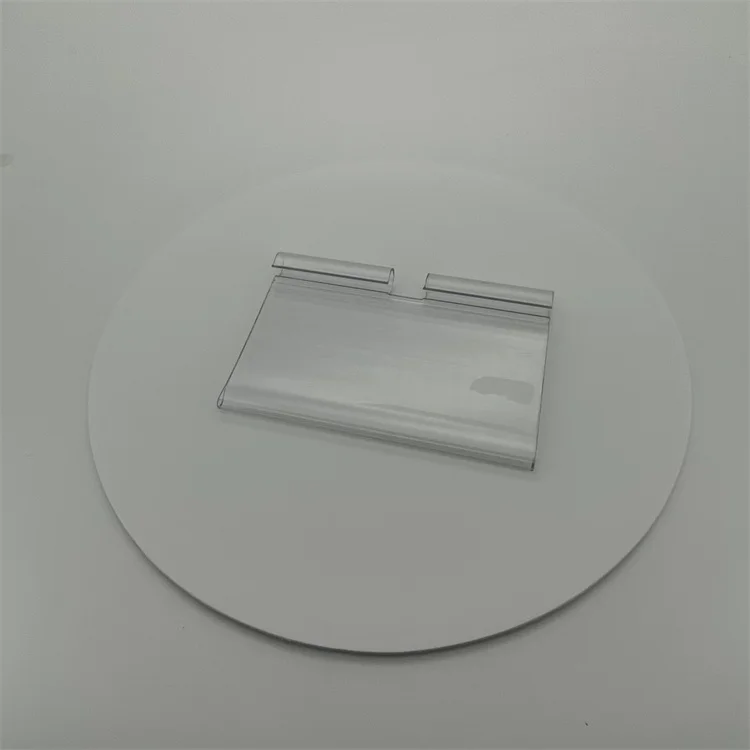 Оптовая продажа, ярлык на крючок из прозрачного ПВХ 77*53 на заказ