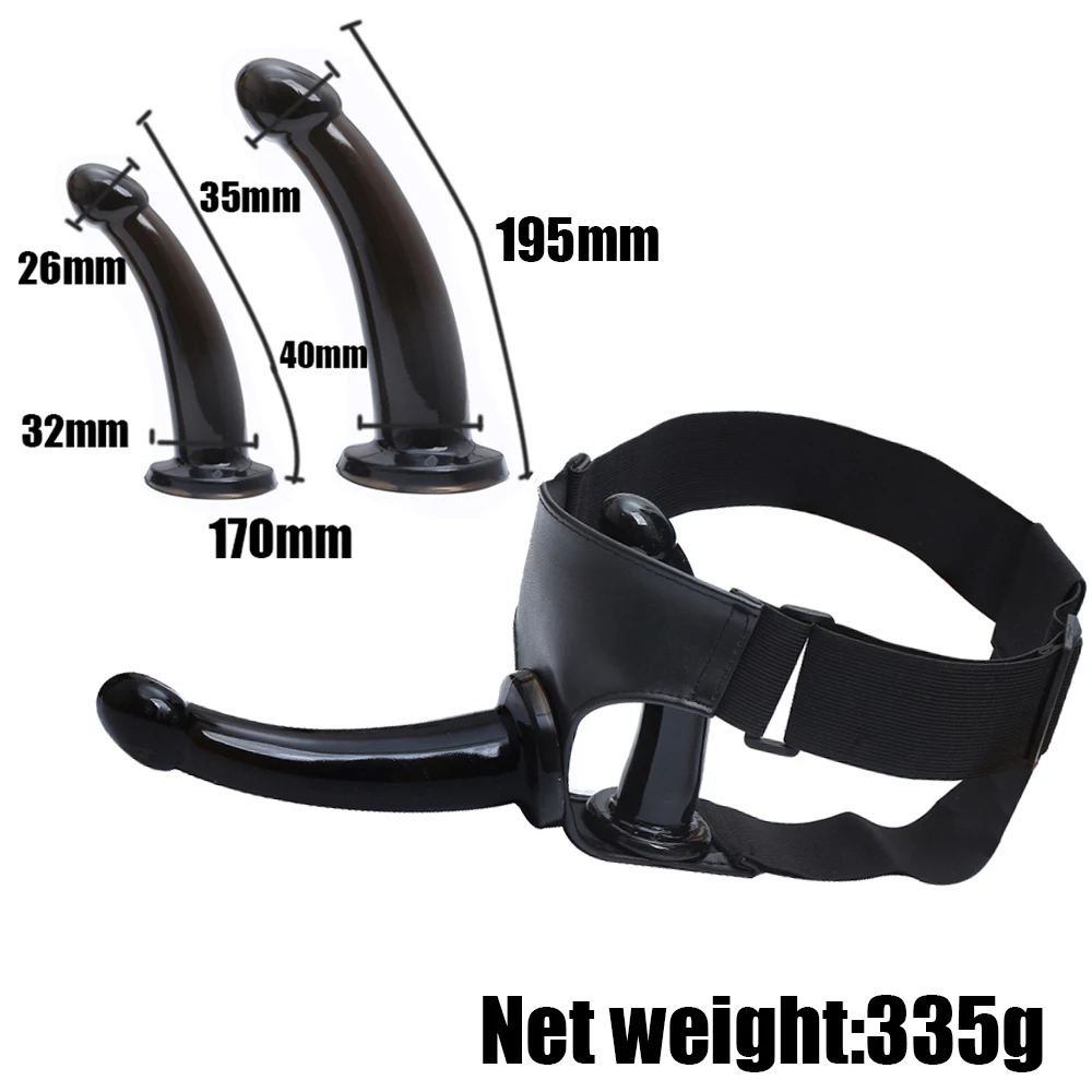 Double Penis Dildo Double Ended Strapon Ultra Elastic Harness Belt Strap On Dildo Sex Toys for Woman Couples