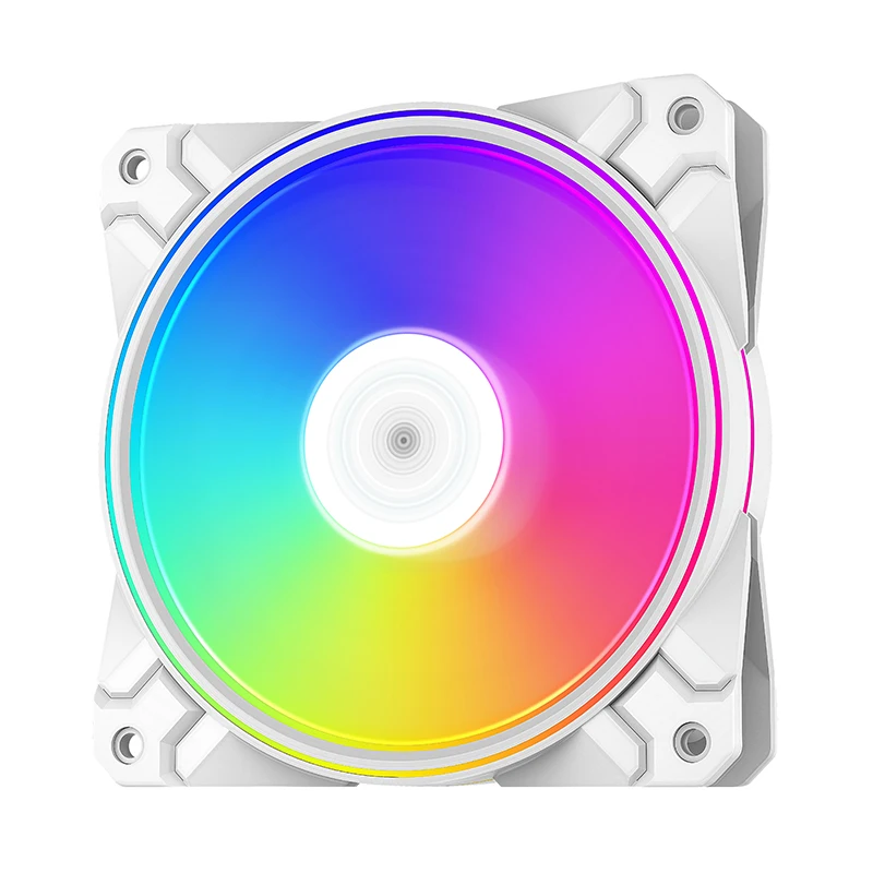 120mm PWM 4Pin support temperature control speed regulation cpu cooling fan argb fan pc case fan