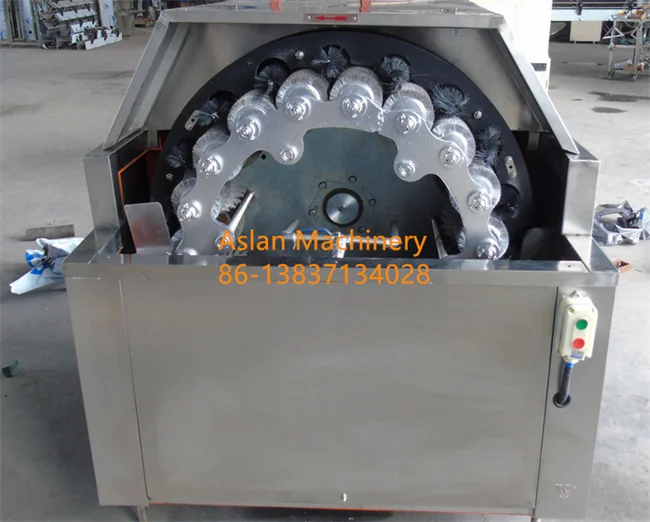 milk bottle washer/beer bottle cleaning machine/glass bottle label brush cleaning machine