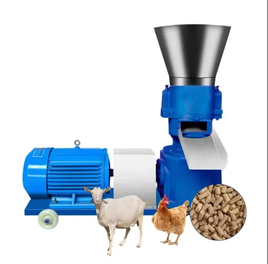 Animal Poultry Cattle Chicken Fish Feed Pellet Making Machine Floating for Livestock Feed for Home Use