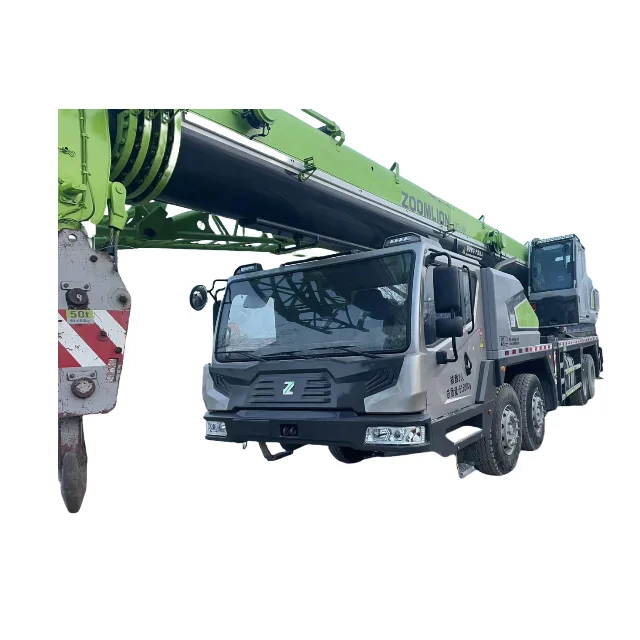 50 Ton Used Zoomlion ZTC500 ztc500v Hydraulic Mounted Mobile Truck Crane For Sale crane