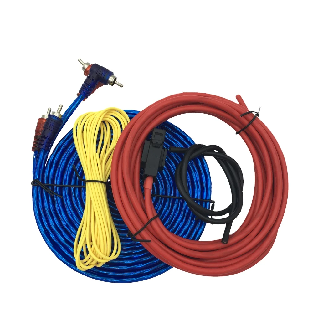 Audio power cable Car audio subwoofer is connected to cable harness Wiring harness kit for automotive connectors