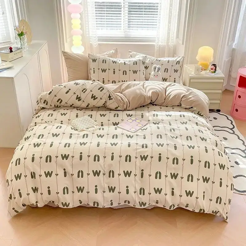 Стеганая стеганая накладка из 100% полиэстера качественное хлопковое постельное белье с мультяшными персонажами