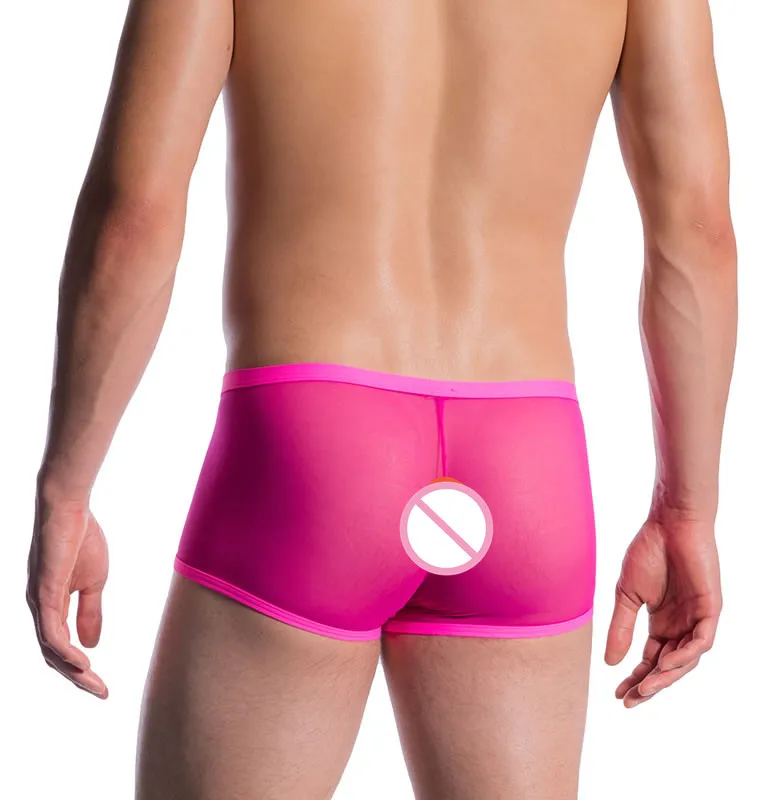 
Custom hot pants and micro pants in neon pink large eyes men boxer briefs shorts 