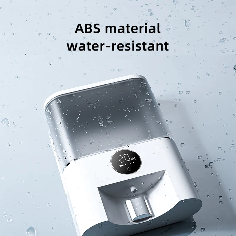 Wall-Mounted Mouthwash Dispenser Bottle 500ml No Hole Water Dispenser Electric Mouthwash Dispenser With Cups For Bathroom